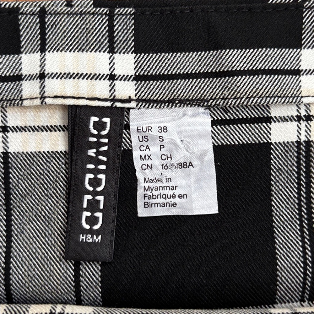H&M PLAID MINI DRESS - Picture 7 of 8